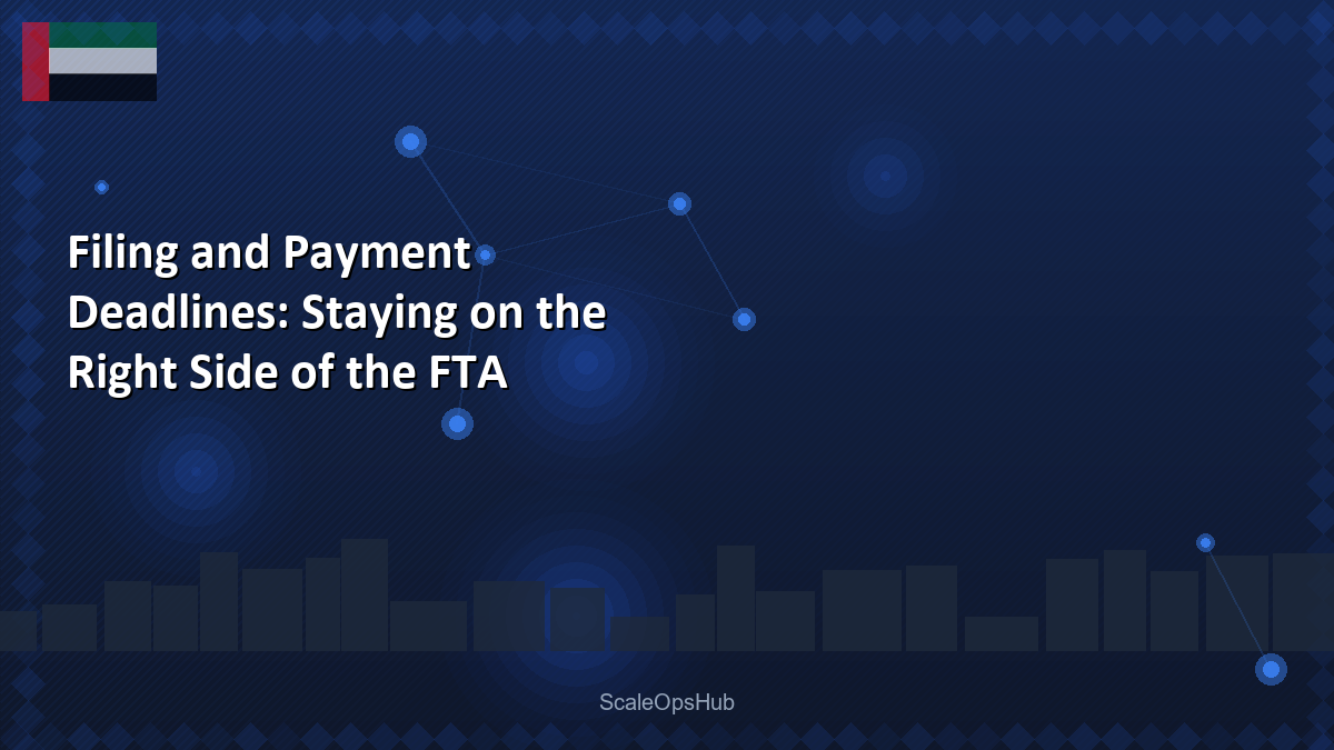 Filing and Payment Deadlines: Staying on the Right Side of the FTA
